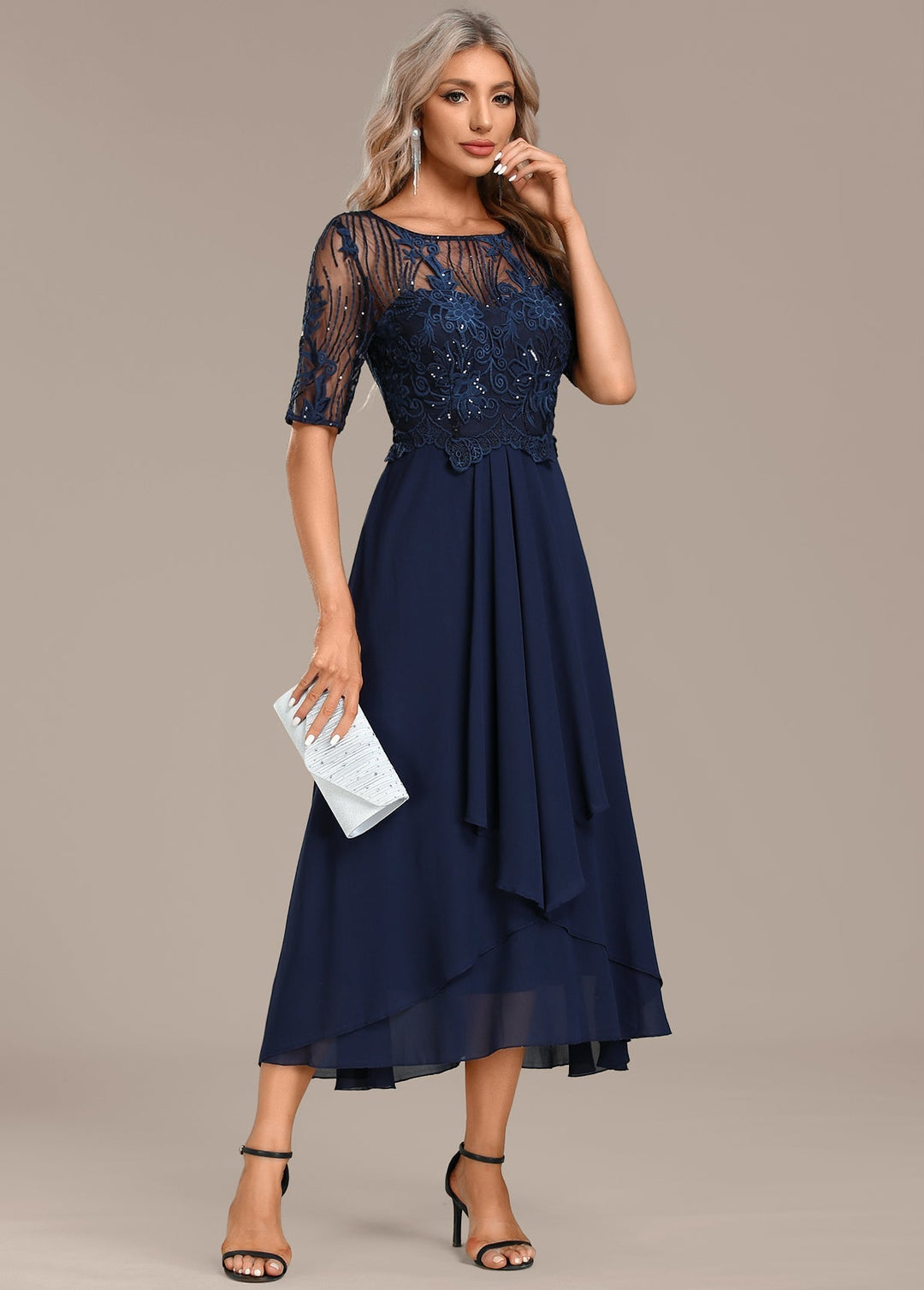 Isabella | Zeitlose Eleganz Midi Sommer Kleid