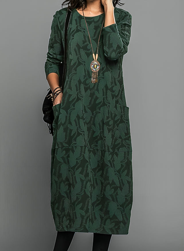 Camilla | Damen Hochzeitsgast Bedrucktes Midikleid