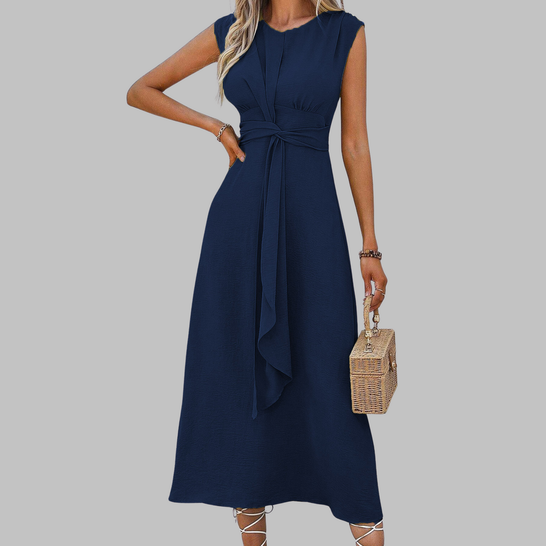 Lydia | Damen Kleid Offene Armausschnitte Midi