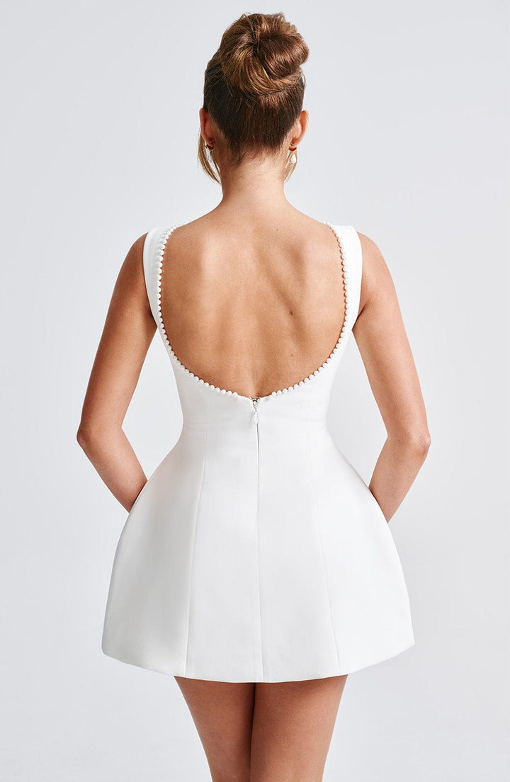 Sophia | Damen Hochzeitsgast Strukturiertes Minikleid