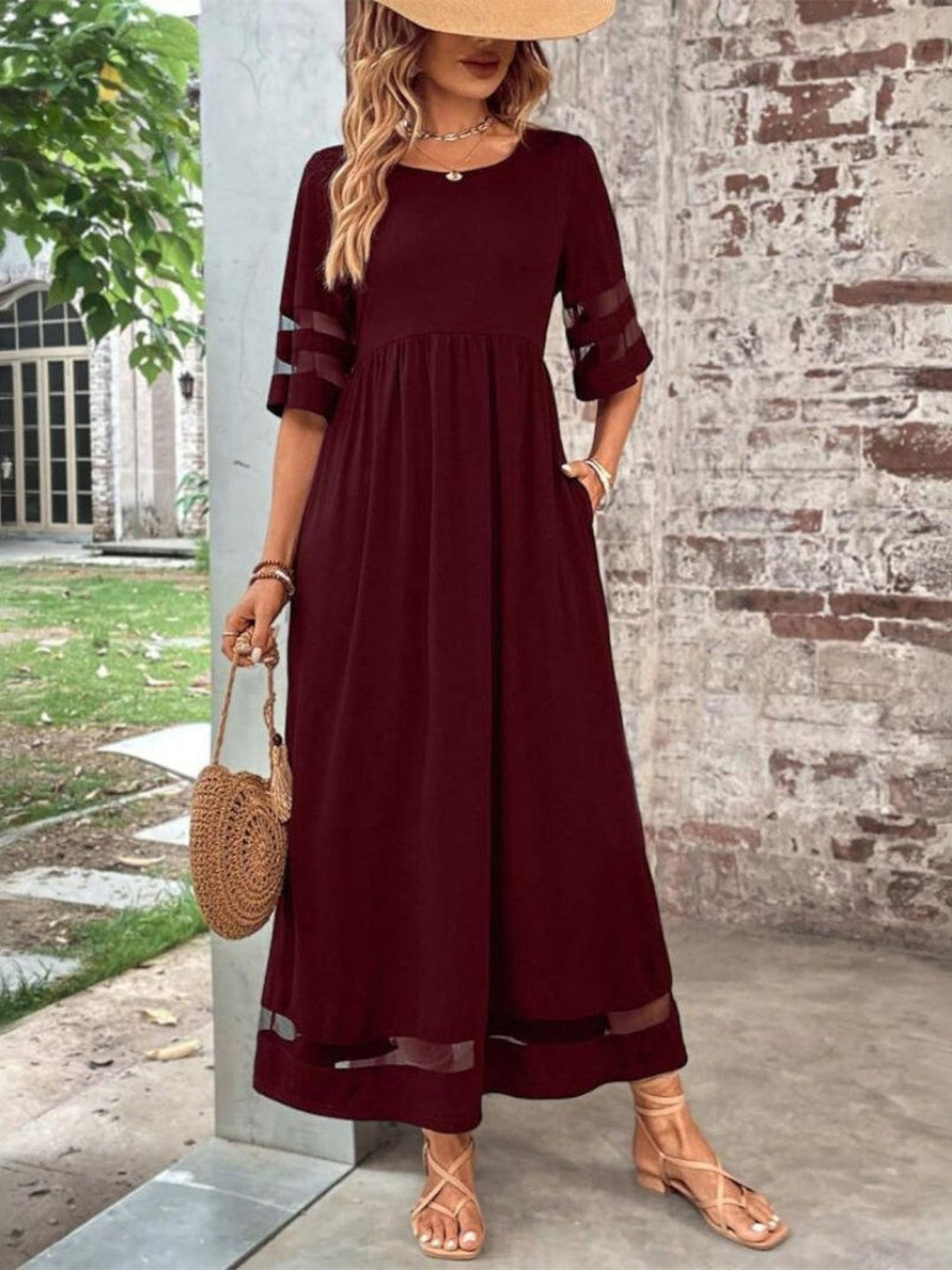 Izzy | Anmutiger Charme Maxi Sommer Kleid