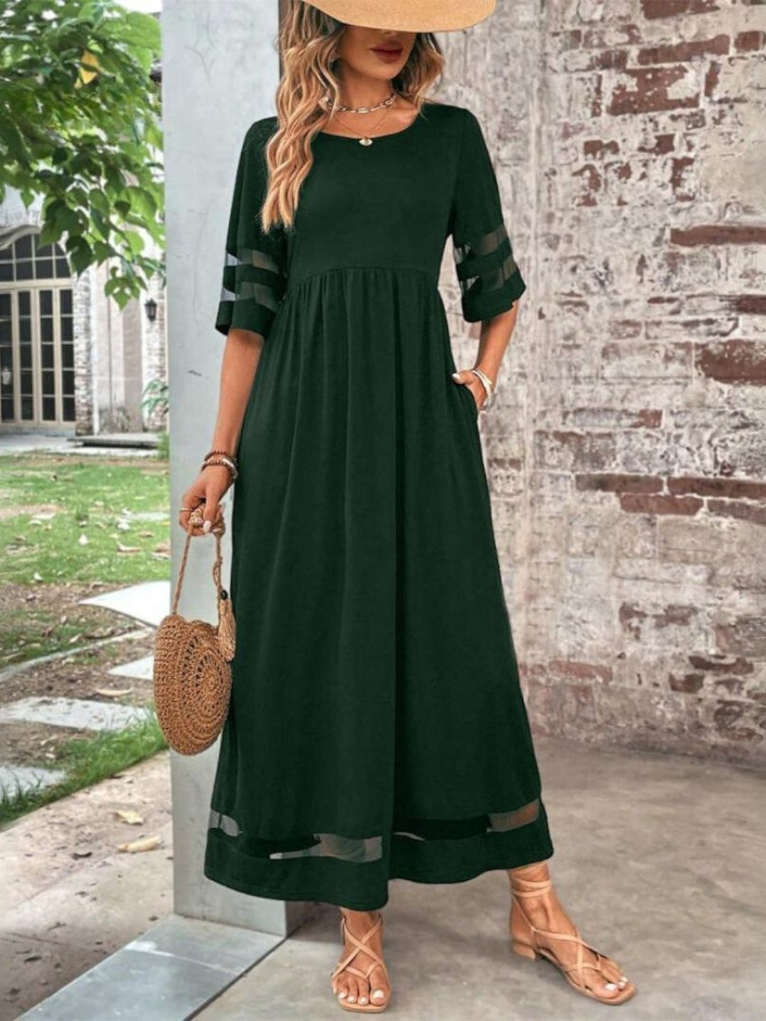 Izzy | Anmutiger Charme Maxi Sommer Kleid