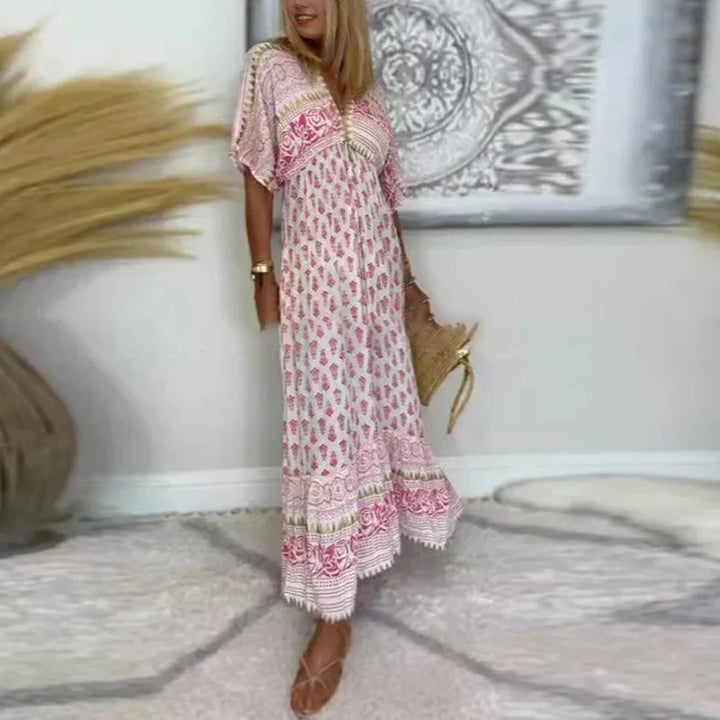 Dorothy | Boho Print Maxi Sommer Kleid