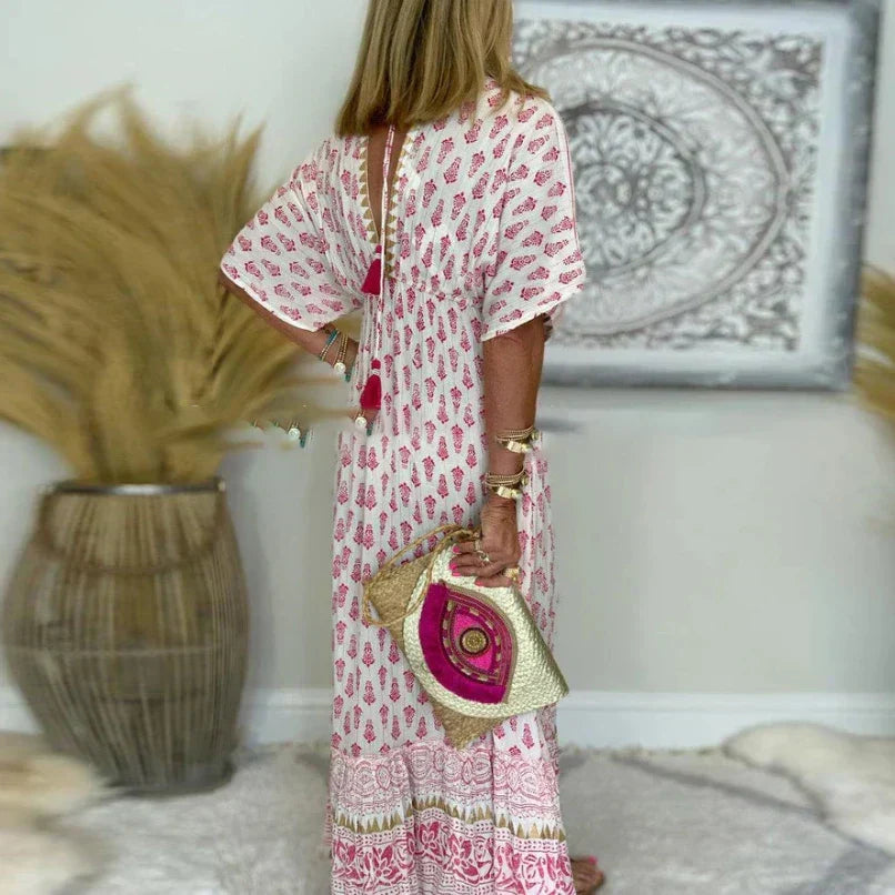 Dorothy | Boho Print Maxi Sommer Kleid