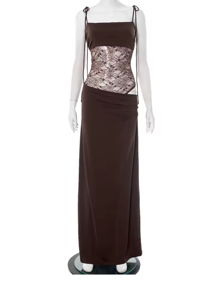 Kaitlyn | Elegantes Spitzen Maxi Kleid
