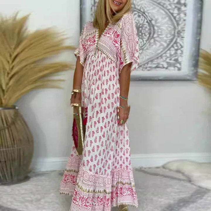 Dorothy | Boho Print Maxi Sommer Kleid