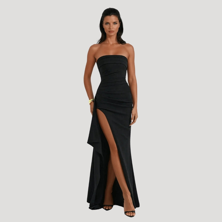 Paraskevi | Damen Hochzeitsgast Trägerloses Maxikleid