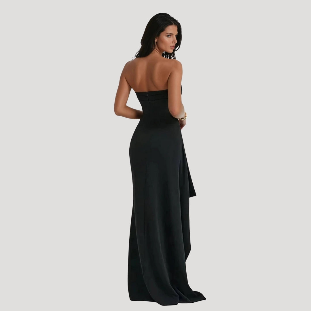 Paraskevi | Damen Hochzeitsgast Trägerloses Maxikleid