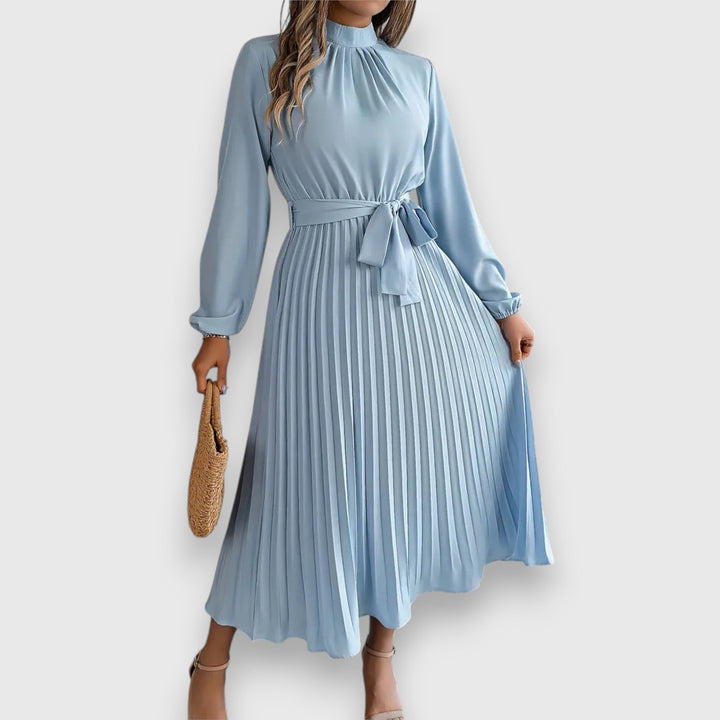 Madelynn | Eleganter Fluss Midi Sommer Kleid