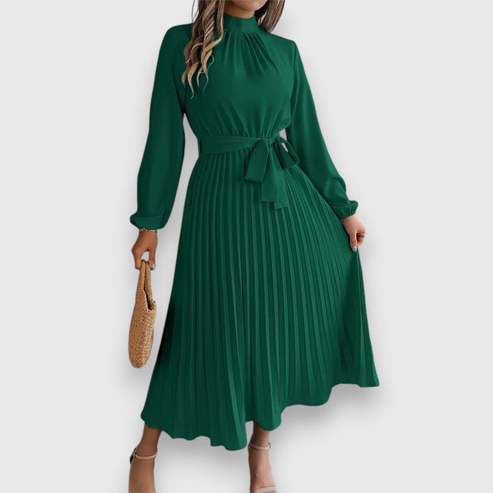 Madelynn | Eleganter Fluss Midi Sommer Kleid