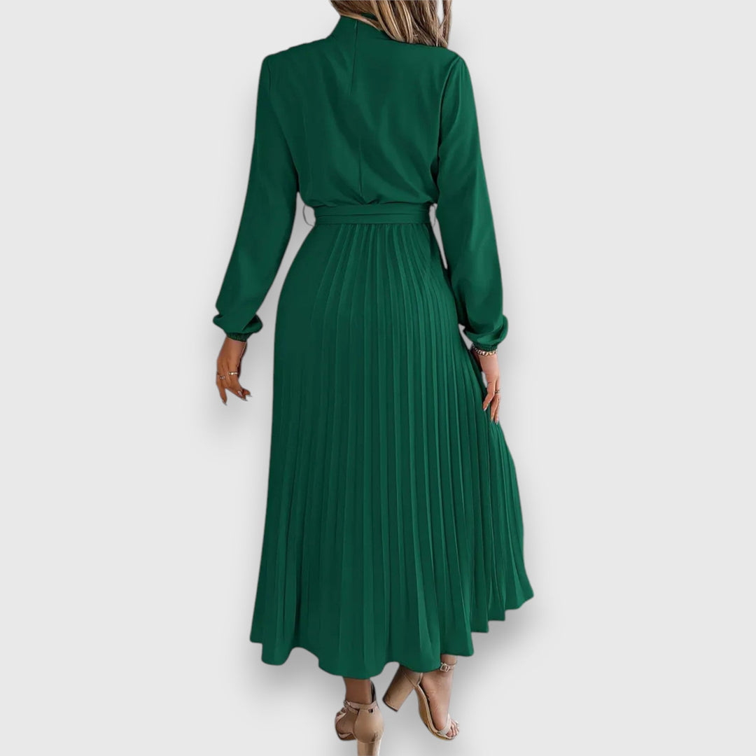 Madelynn | Eleganter Fluss Midi Sommer Kleid