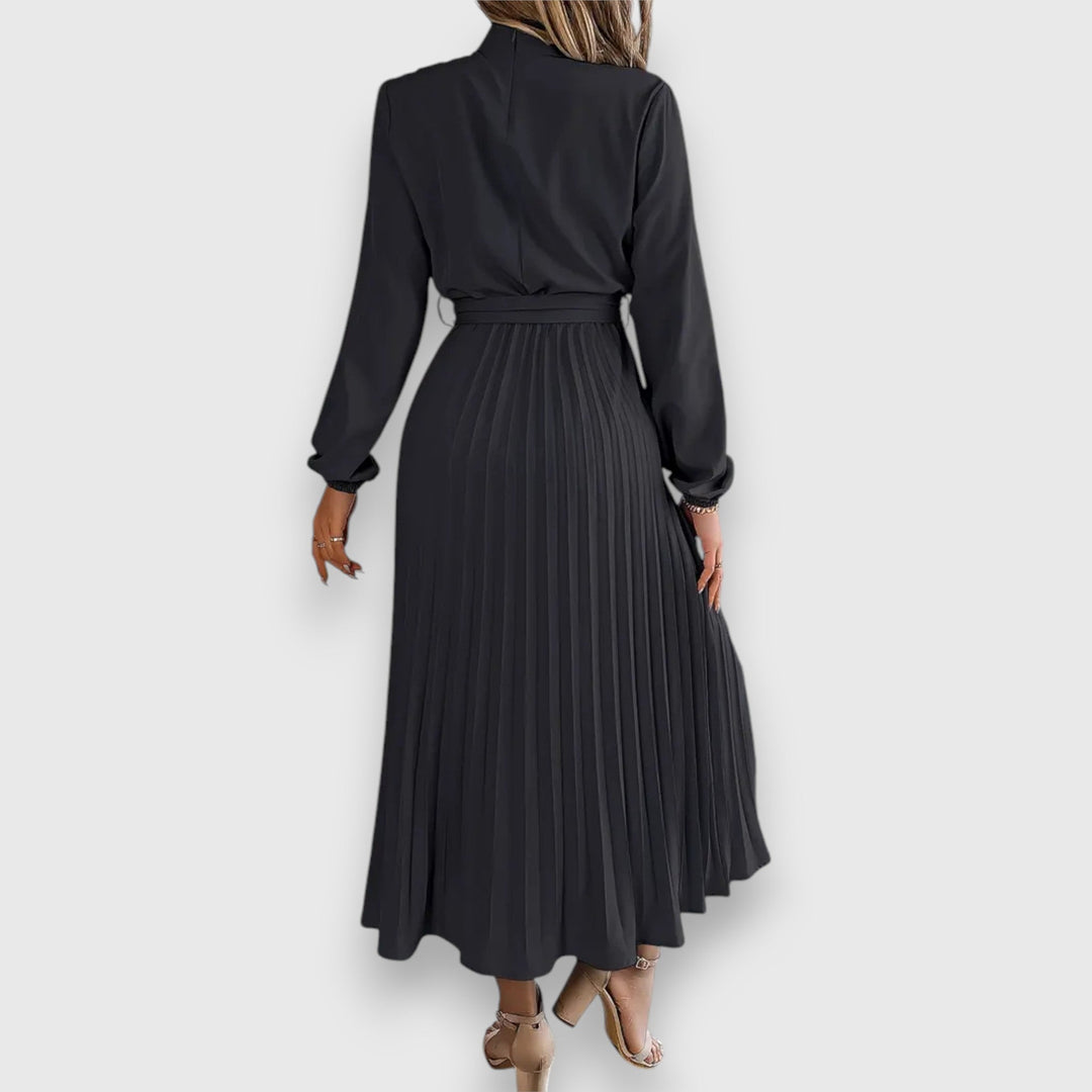 Madelynn | Eleganter Fluss Midi Sommer Kleid