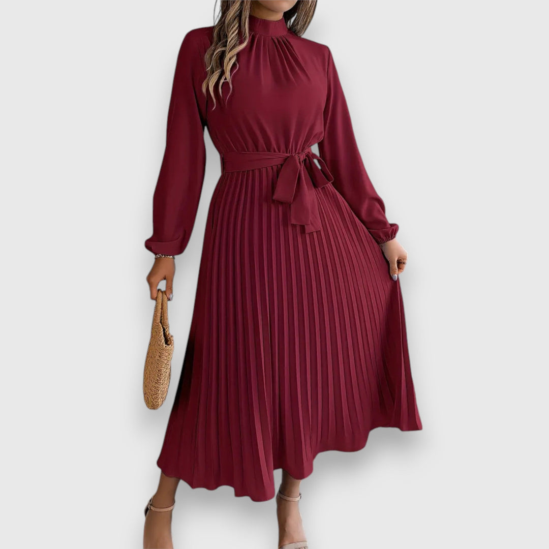 Madelynn | Eleganter Fluss Midi Sommer Kleid