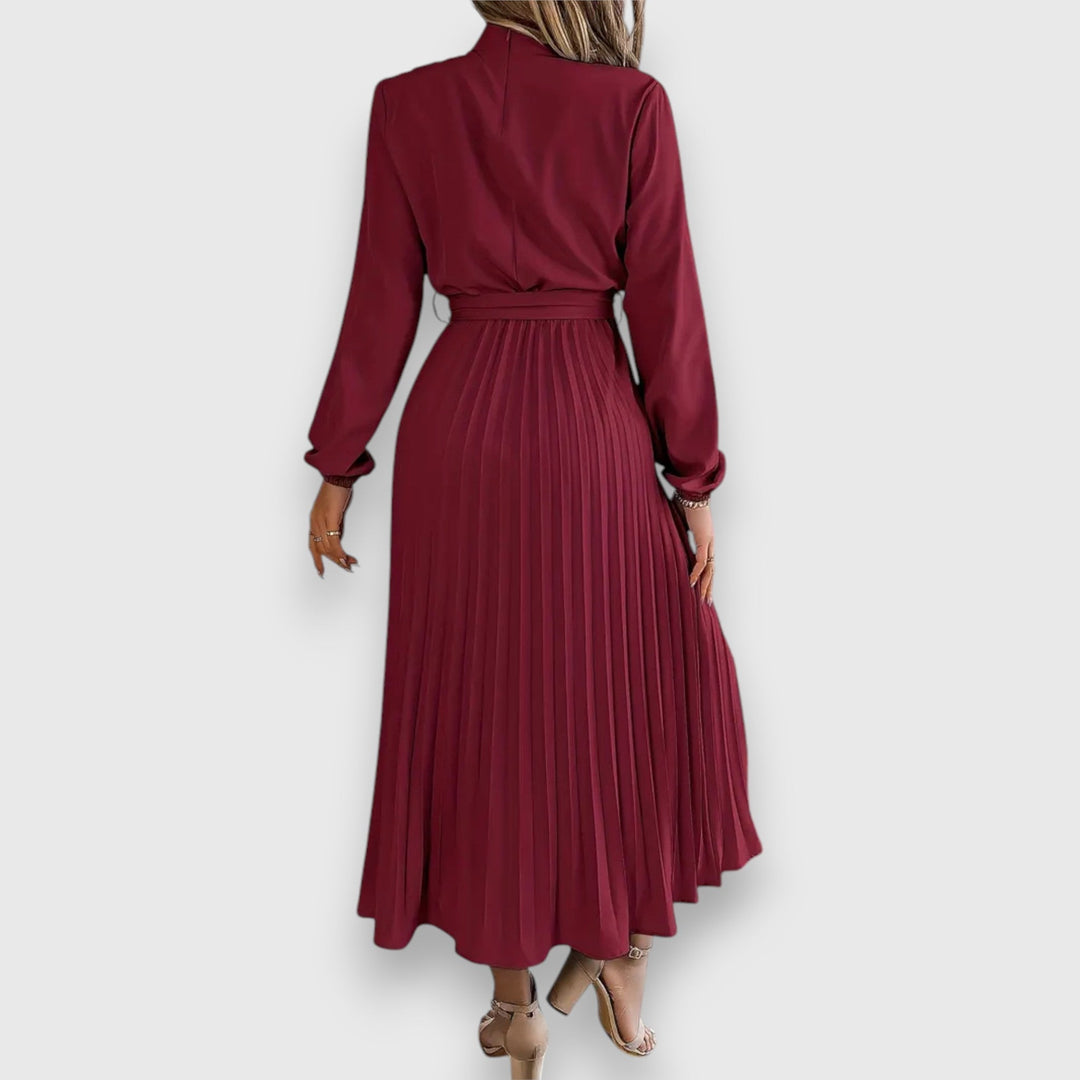 Madelynn | Eleganter Fluss Midi Sommer Kleid