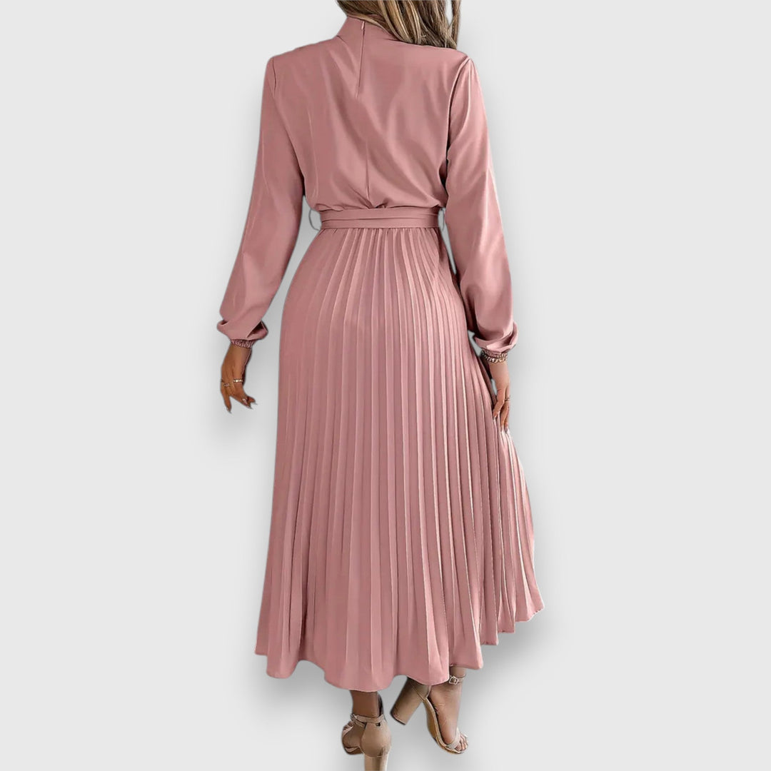 Madelynn | Eleganter Fluss Midi Sommer Kleid