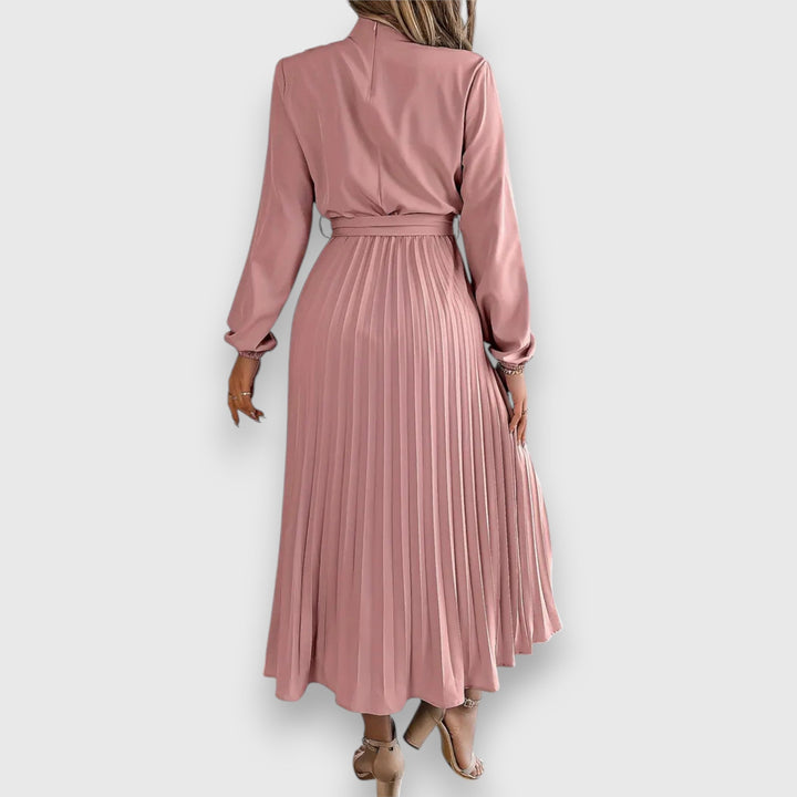 Madelynn | Eleganter Fluss Midi Sommer Kleid