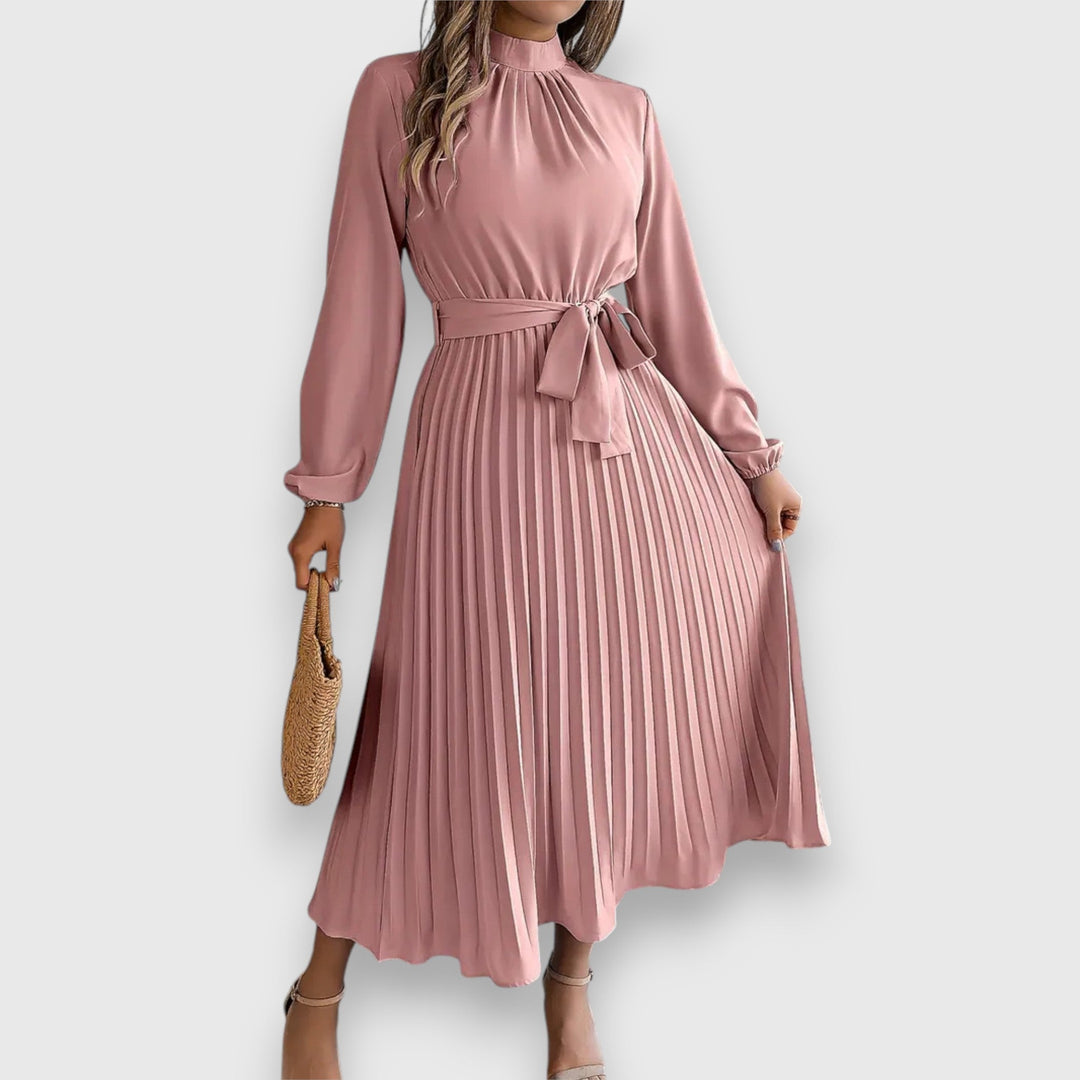 Madelynn | Eleganter Fluss Midi Sommer Kleid