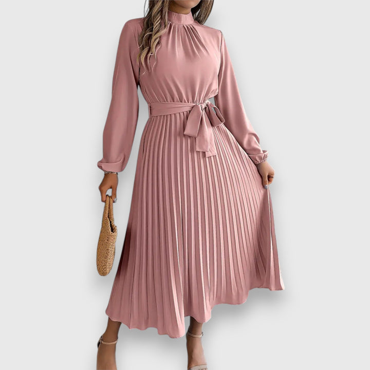 Madelynn | Eleganter Fluss Midi Sommer Kleid