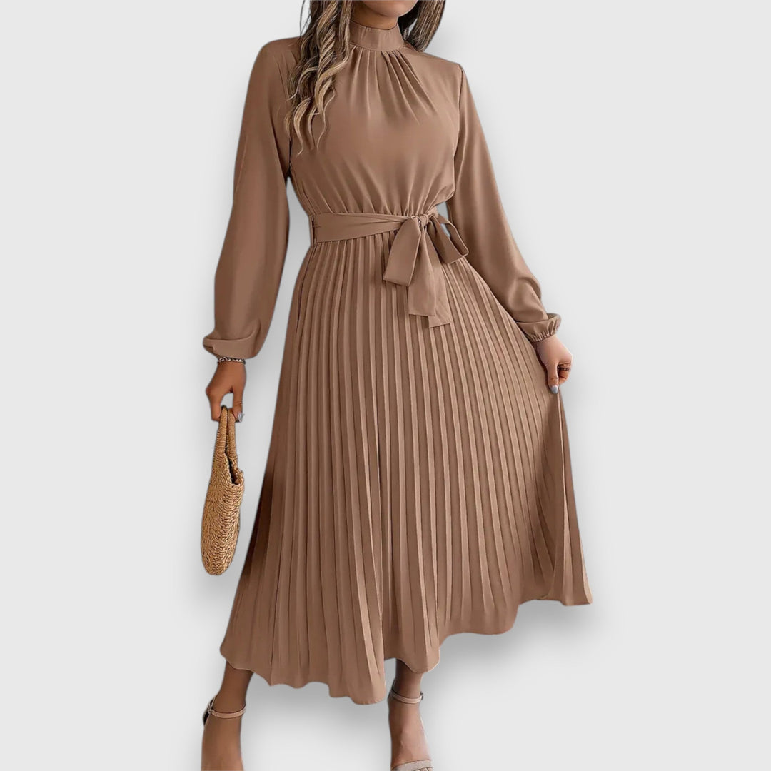 Madelynn | Eleganter Fluss Midi Sommer Kleid