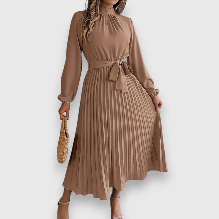 Madelynn | Eleganter Fluss Midi Sommer Kleid