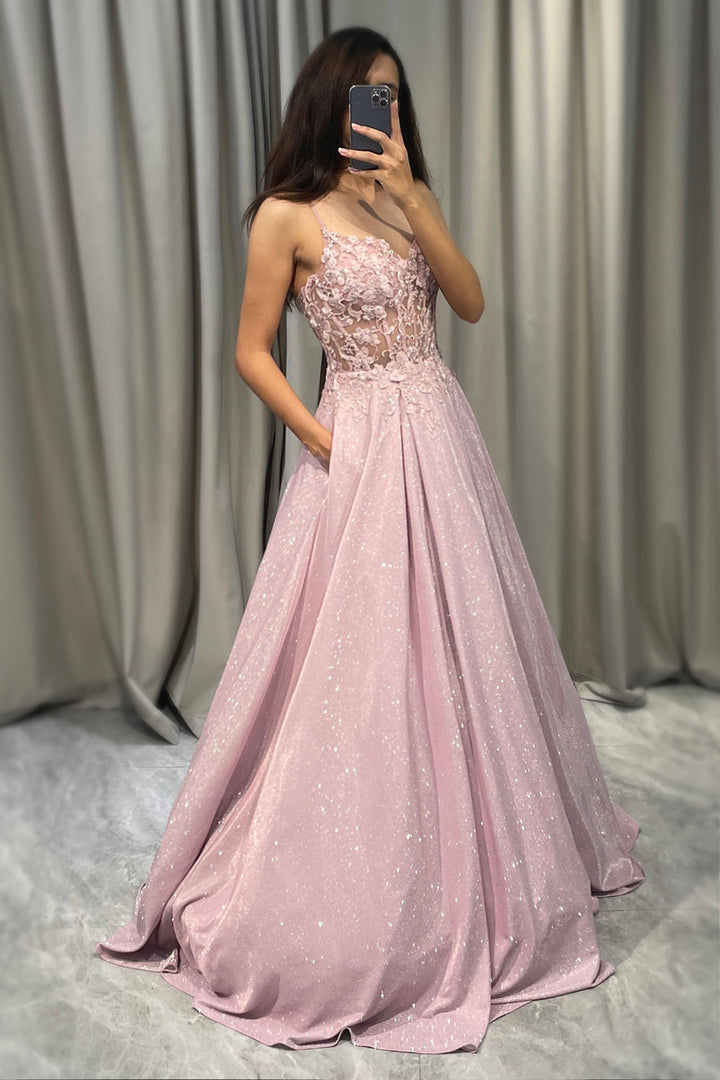 Bronte | Damen Hochzeitsgast Verziertes Maxikleid
