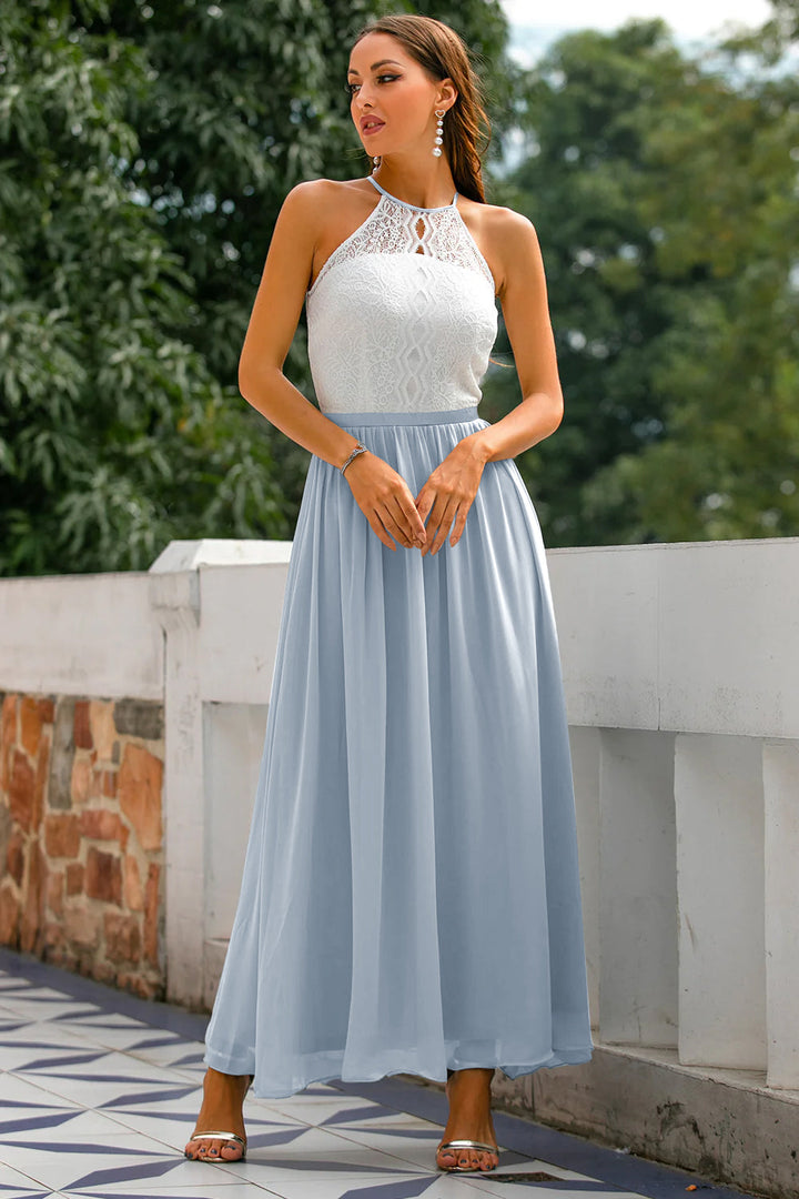 Delia | Damen Hochzeitsgast Halter Maxikleid