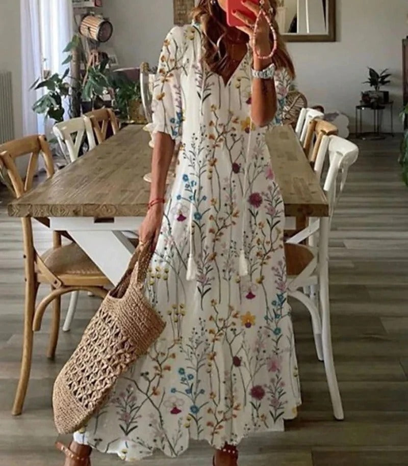 Valeria | Boho Leichtigkeit sommerkleid
