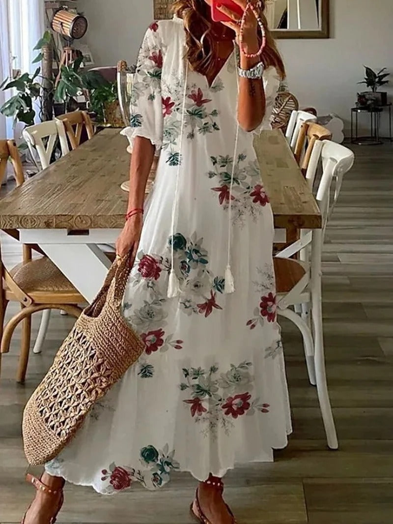 Valeria | Boho Leichtigkeit sommerkleid